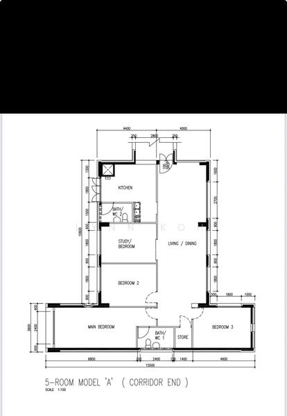 HDB schematic plan